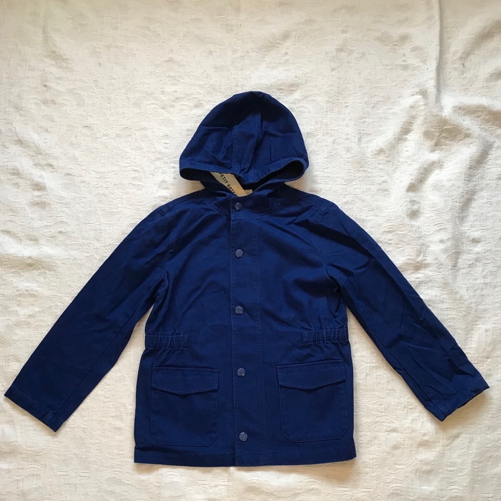 NEW**PETIT BATEAU**100% Cotton Royal Blue Jacket**Age 6